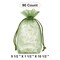 Flat Bottom Organza Bags 5 1/2 '' X 1 1/2 '' X 10 1/2 '' for Custom Favors